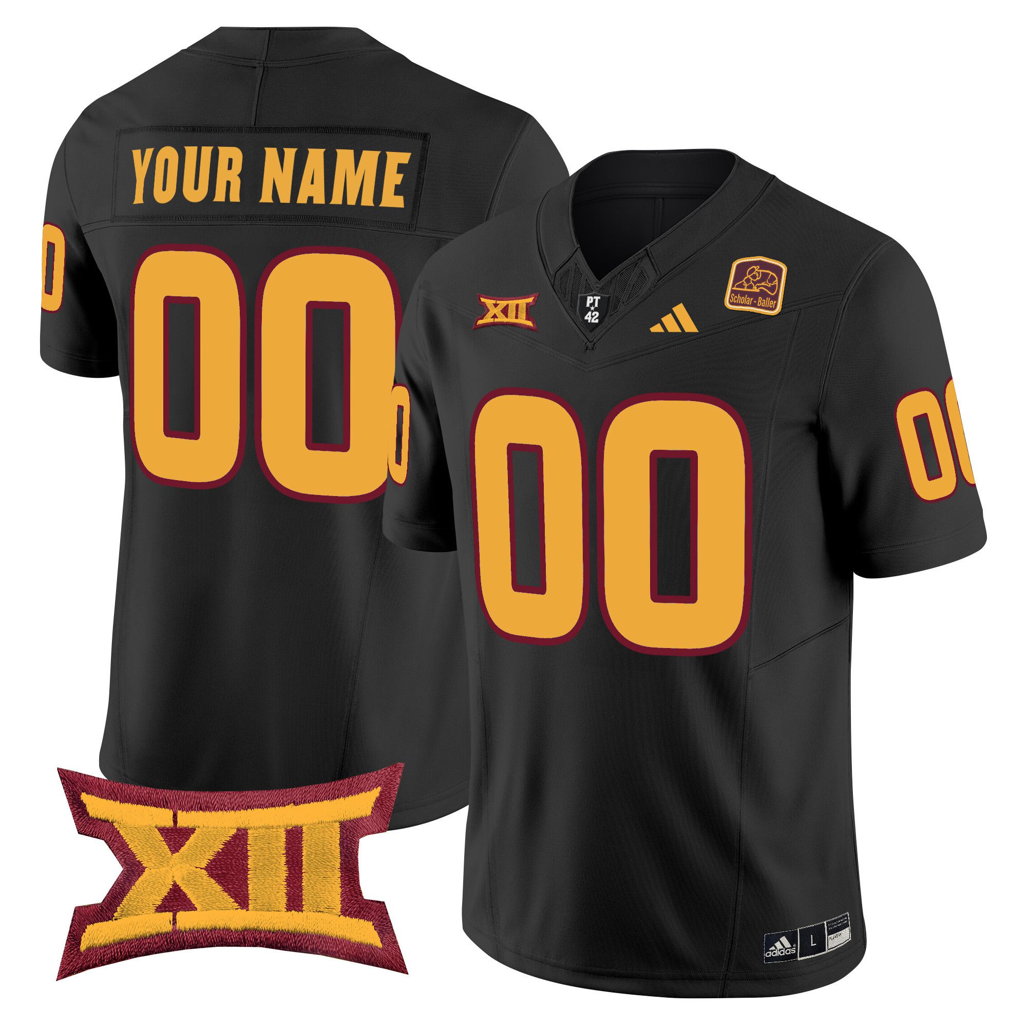 Men Arizona State Sun Devils Black 2024 Vapor Limited Custom NCAA Jersey style 1->more ncaa teams->NCAA Jersey